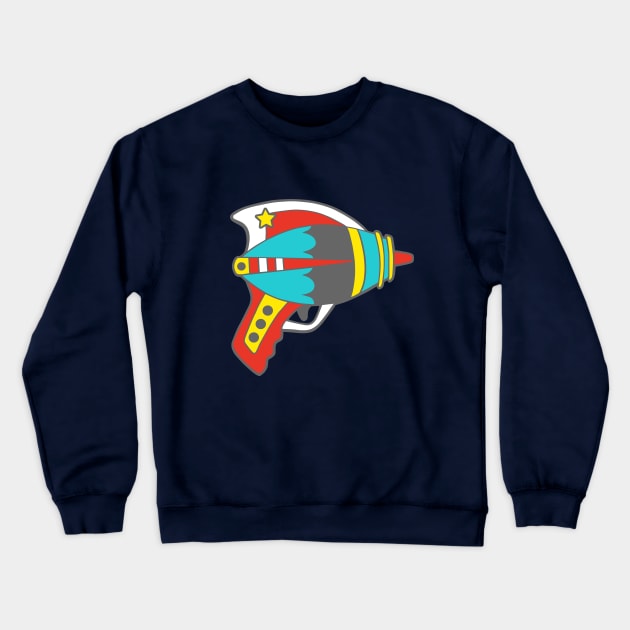 Rad Retro Ray Gun Crewneck Sweatshirt by LuxCups